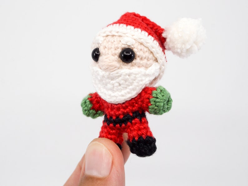 Mini Noso Weihnachtsmann Häkelanleitung Amigurumi PDF Anleitung Bild 4