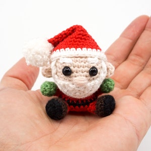 Mini Santa Claus Crochet Pattern Amigurumi PDF Pattern image 4