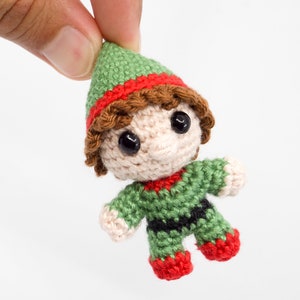 Mini Noso Christmas Elf Crochet Pattern Amigurumi PDF Pattern image 2