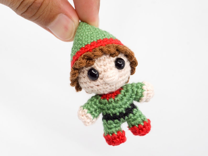 Mini Noso Christmas Elf Crochet Pattern Amigurumi PDF Pattern image 2