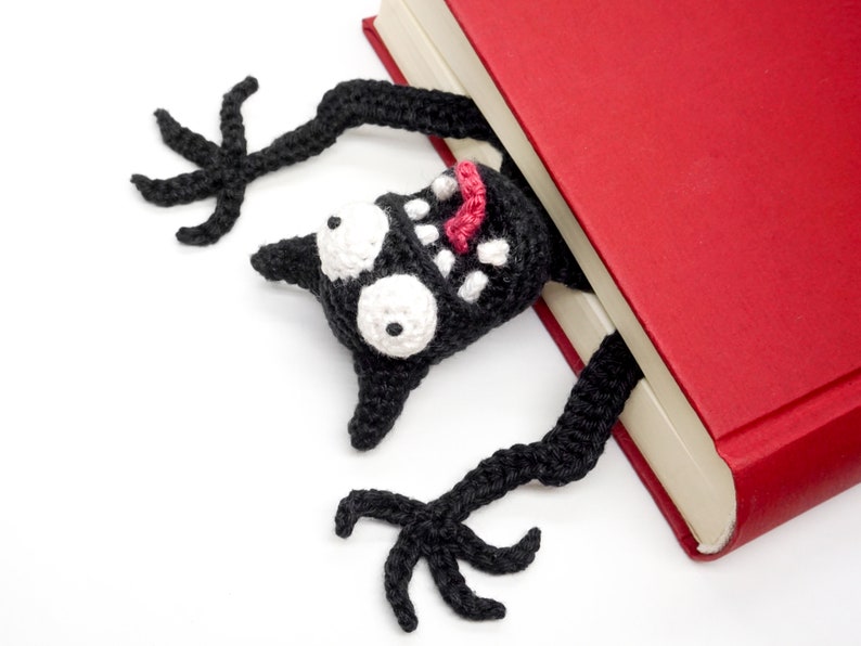 Monster Bookmark Crochet Pattern Amigurumi PDF Pattern image 2