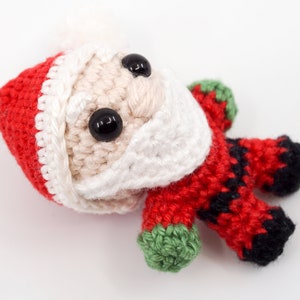 Mini Noso Weihnachtsmann Häkelanleitung Amigurumi PDF Anleitung Bild 7