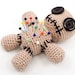 Voodoo Doll Pincushion Crochet Pattern | Amigurumi PDF Pattern 