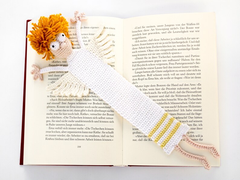 Angel Bookmark Crochet Pattern Amigurumi PDF Pattern 画像 5