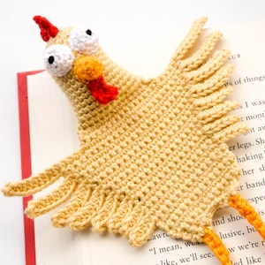 Chicken Bookmark Crochet Pattern | Amigurumi PDF Pattern