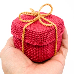 Reusable Gift Box Crochet Pattern Amigurumi PDF Pattern image 6