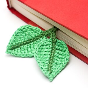 Leaf Bookmark Crochet Pattern Amigurumi PDF Pattern immagine 4