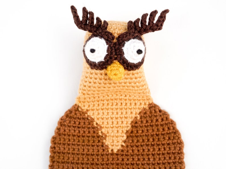 Owl Bookmark Crochet Pattern Amigurumi PDF Pattern immagine 5