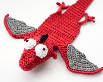 Dragon Bookmark Crochet Pattern | Amigurumi PDF Pattern