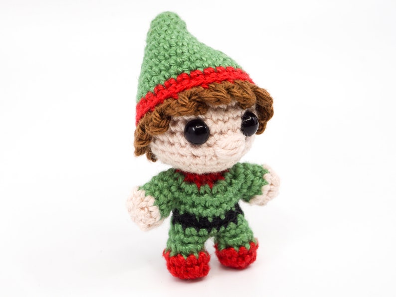 Mini Noso Christmas Elf Crochet Pattern Amigurumi PDF Pattern 画像 3