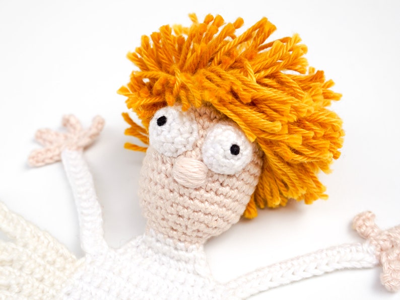 Engel Lesezeichen Häkelanleitung Amigurumi PDF Anleitung Bild 6