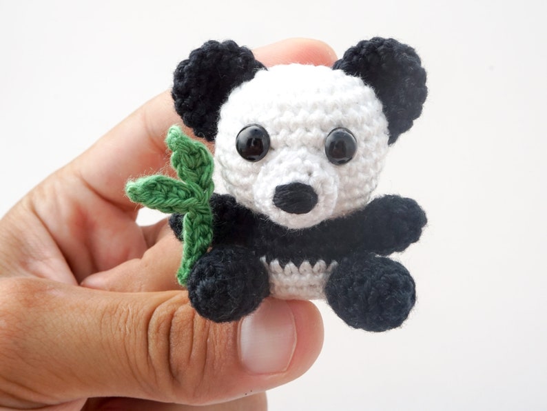 Mini Panda Crochet Pattern Amigurumi PDF Pattern image 6