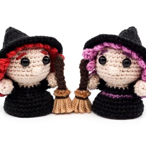 Mini Good Witches Crochet Pattern Amigurumi PDF Pattern image 3