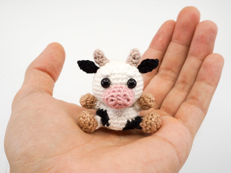 Mini Cow Crochet Pattern Amigurumi PDF Pattern image 2