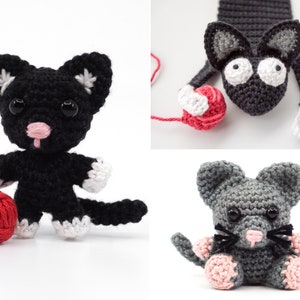 Katzen PDF Häkelanleitung Sparset von Supergurumi Amigurumi PDF Anleitungen Bild 1