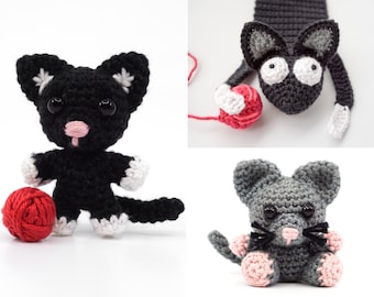Cats PDF Crochet Pattern Bundle by Supergurumi | Amigurumi PDF Patterns