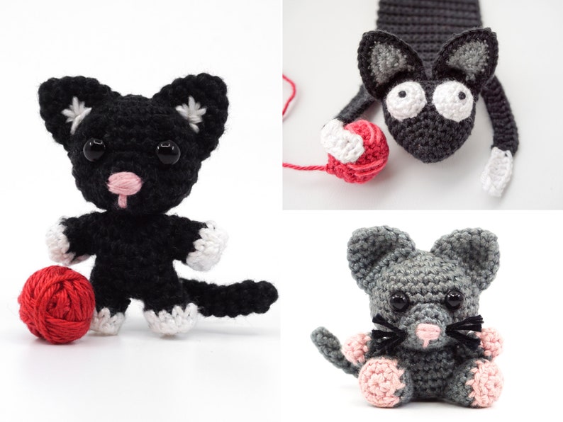 Katzen PDF Häkelanleitung Sparset von Supergurumi Amigurumi PDF Anleitungen Bild 1