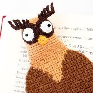 Owl Bookmark Crochet Pattern Amigurumi PDF Pattern immagine 8