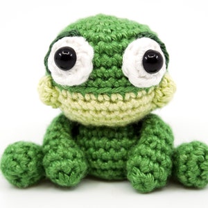 Mini Frog Crochet Pattern Amigurumi PDF Pattern image 1