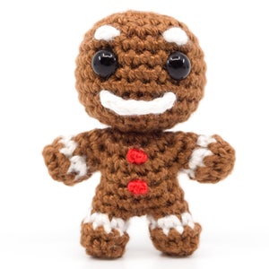 Mini Noso Gingerbread Man Crochet Pattern | Amigurumi PDF Pattern