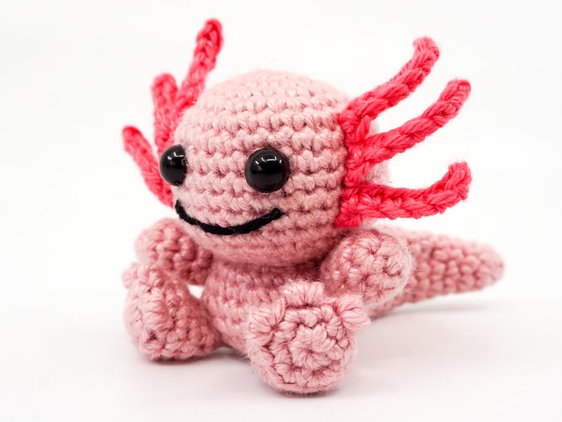 Mini Axolotl Crochet Pattern Amigurumi PDF Pattern image 7