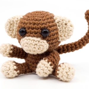 Mini Monkey Crochet Pattern | Amigurumi PDF Pattern