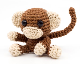 Mini Monkey Crochet Pattern | Amigurumi PDF Pattern