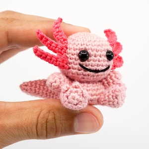 Mini Axolotl Crochet Pattern Amigurumi PDF Pattern image 6