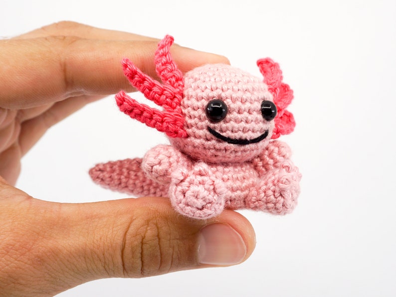 Mini Axolotl Crochet Pattern Amigurumi PDF Pattern image 6