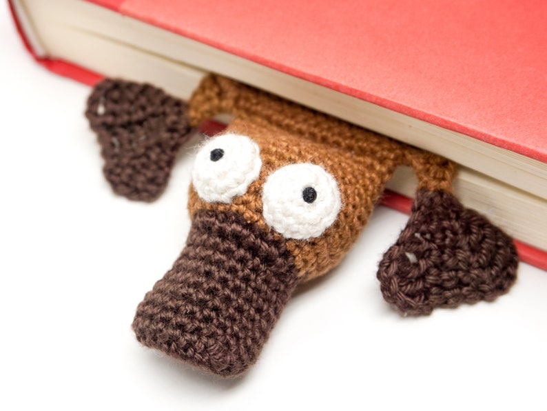 Platypus Bookmark Crochet Pattern Amigurumi PDF Pattern image 3