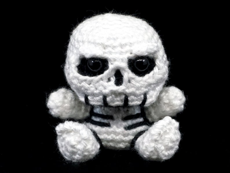 Mini Skeleton Crochet Pattern Amigurumi PDF Pattern image 1