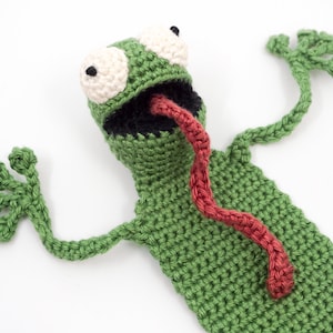 Amigurumi Frosch Lesezeichen Häkelanleitung Bild 7