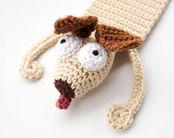 Hound Bookmark Crochet Pattern | Amigurumi PDF Pattern