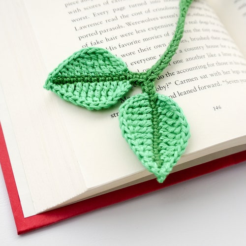 Leaf Bookmark Crochet Pattern Amigurumi PDF Pattern Etsy