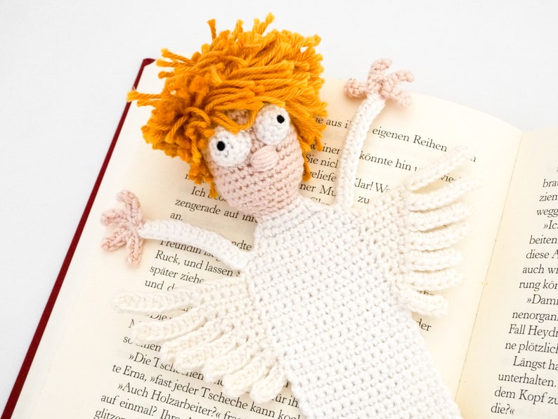 Angel Bookmark Crochet Pattern Amigurumi PDF Pattern 画像 7
