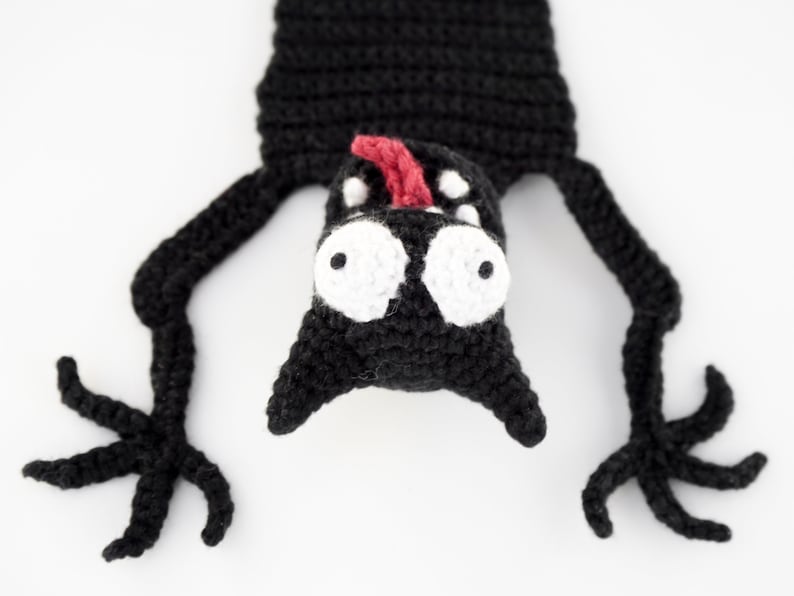 Monster Lesezeichen Häkelanleitung Amigurumi PDF Anleitung Bild 5