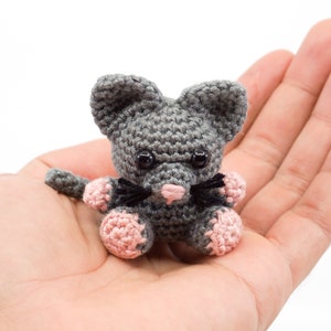 Mini Cat Crochet Pattern Amigurumi PDF Pattern image 2