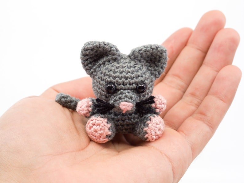 Mini Cat Crochet Pattern Amigurumi PDF Pattern image 2