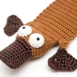 Schnabeltier Lesezeichen Häkelanleitung Amigurumi PDF Anleitung Bild 6