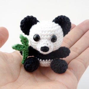 Mini Panda Häkelanleitung Amigurumi PDF Anleitung Bild 2