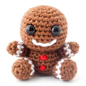 Mini Gingerbread Man Crochet Pattern | Amigurumi PDF Pattern