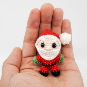 Mini Noso Weihnachtsmann Häkelanleitung Amigurumi PDF Anleitung Bild 6