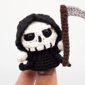 Mini Grim Reaper Crochet Pattern Amigurumi PDF Pattern image 7