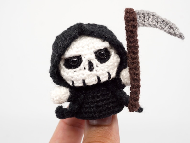 Mini Grim Reaper Crochet Pattern Amigurumi PDF Pattern image 7