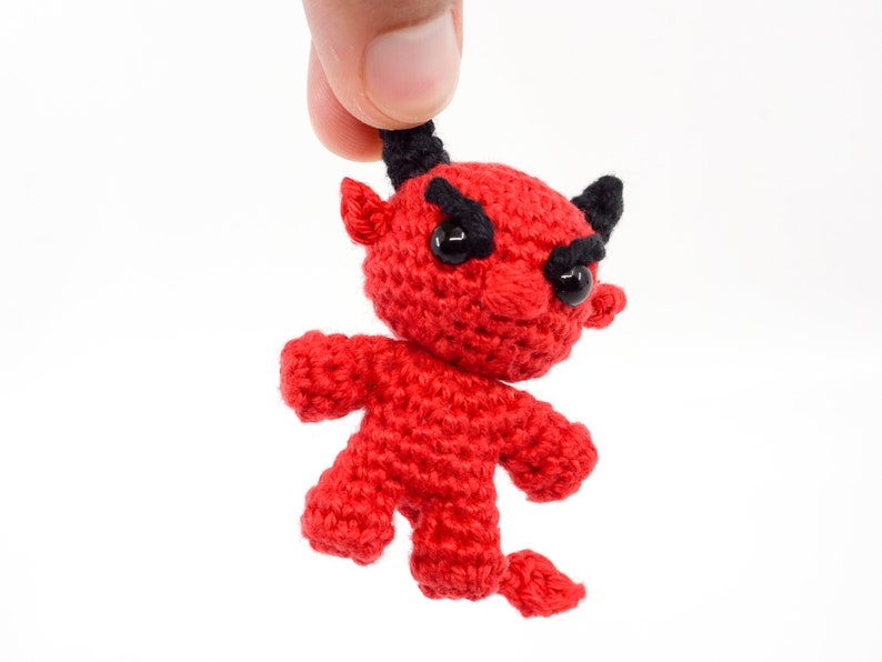 Mini Noso Devil Crochet Pattern Amigurumi PDF Pattern image 8