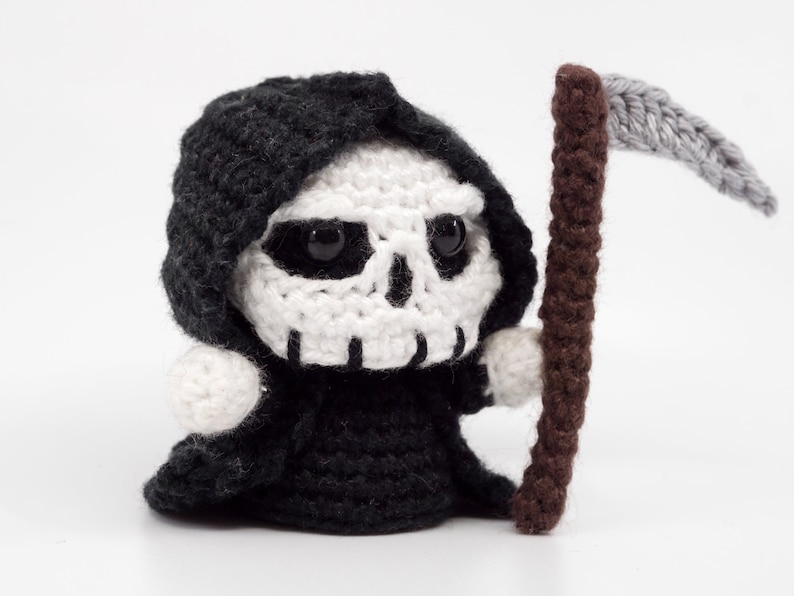 Mini Grim Reaper Crochet Pattern Amigurumi PDF Pattern image 9