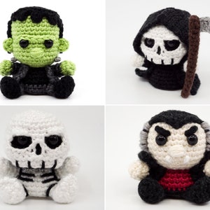 Classic Monsters PDF Crochet Pattern Bundle | Amigurumi PDF Patterns