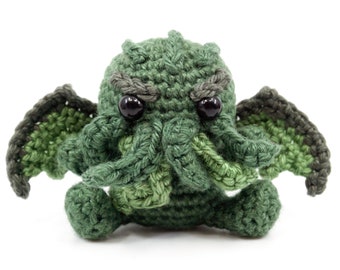 Mini Cthulhu Häkelanleitung | Amigurumi PDF Anleitung