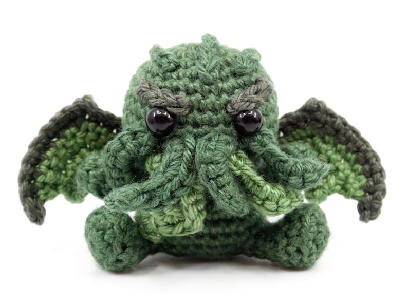 Mini Cthulhu Crochet Pattern Amigurumi PDF Pattern image 1