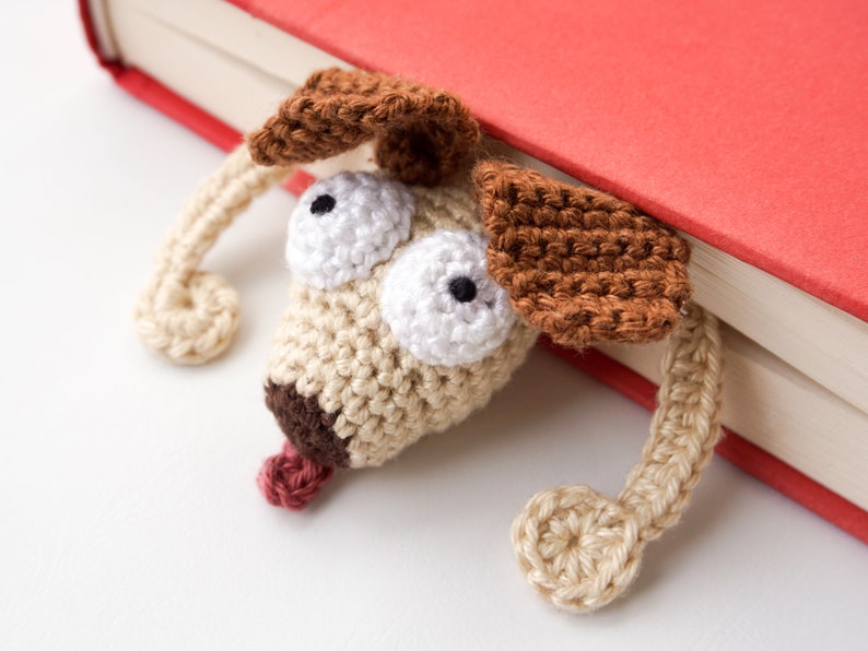 Hound Bookmark Crochet Pattern Amigurumi PDF Pattern immagine 6